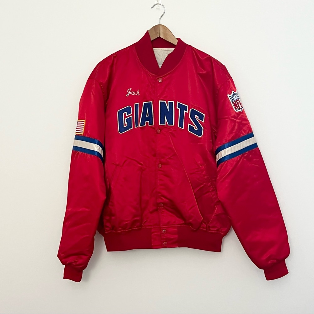 Vintage New York‎ Giants NFL Pro Line Starter Jacket Personalized Embroidered